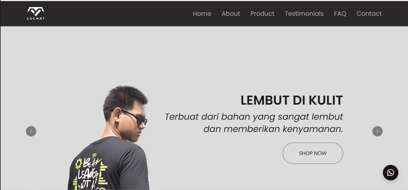 WEBSITE UMKM “LUCART”