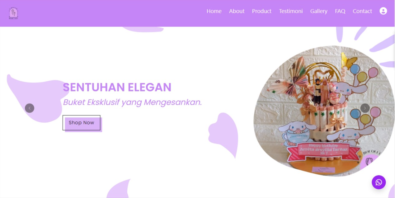 WEBSITE UMKM “IU-BOUQUET”