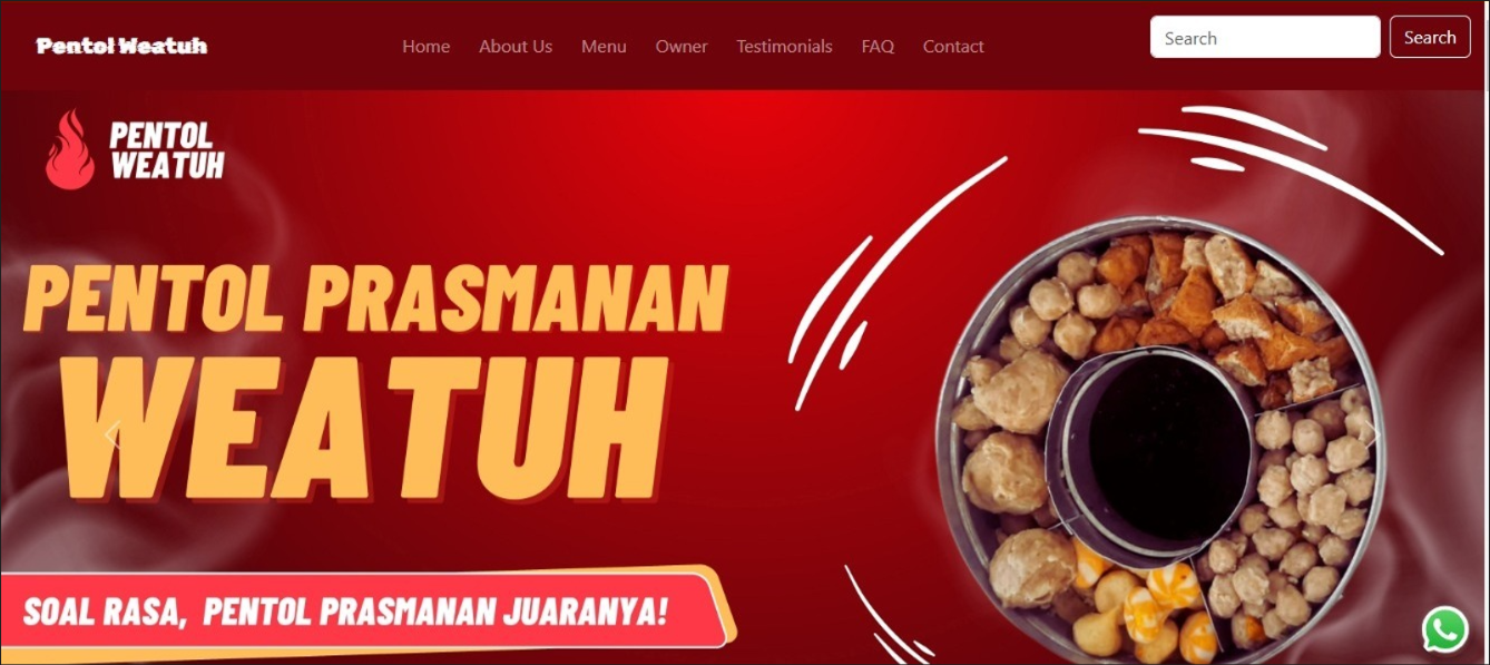 WEBSITE UMKM “PENTOL WEATUH”